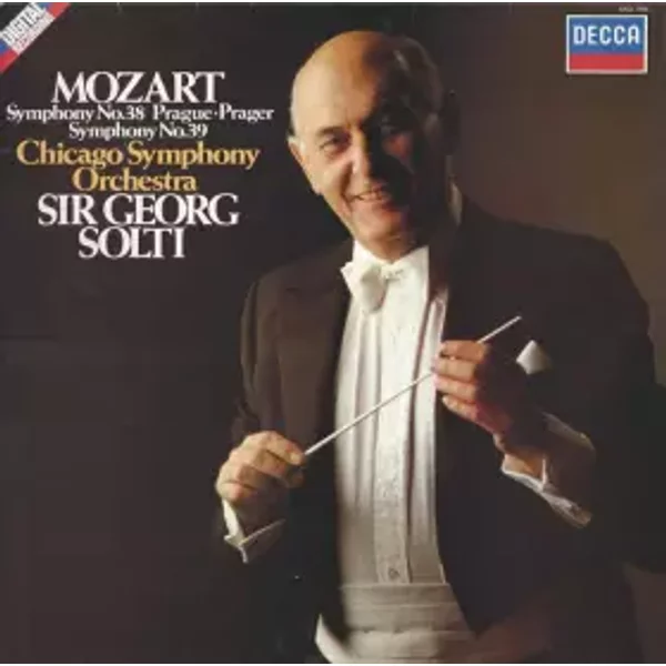 Symphony No. 38 Prague • Prager / Symphony No. 39 - Wolfgang Amadeus Mozart, Georg Solti, Chicago Symphony Orchestra
