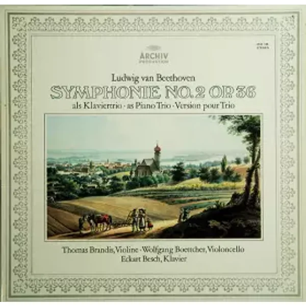 Symphonie No. 2 Op. 36 Als Klaviertrio / Klaviersonate G-dur, Hob. XVI, Nr. 40, Als Streichtrio - Joseph Haydn, Ludwig van Beethoven, Thomas Brandis, Wolfgang Boettcher, Eckart Besch