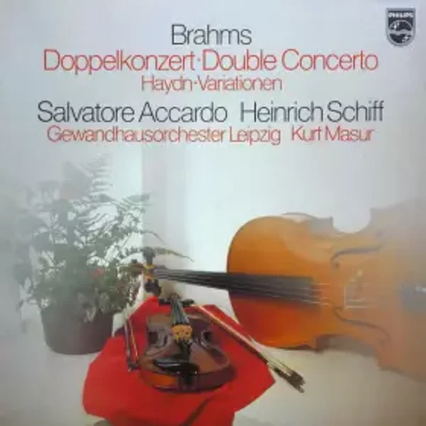 Doppelkonzert = Double Concerto / Haydn-Variationen - Gewandhausorchester Leipzig, Johannes Brahms, Kurt Masur, Heinrich Schiff, Salvatore Accardo