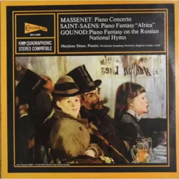 Piano Concerto / Piano Fantasy "Africa" / Piano Fantasy On The Russian National Hymn - Camille Saint-Saëns, Jules Massenet, Charles Gounod, Westfälisches Sinfonieorchester, Siegfried Landau, Marylene Dosse