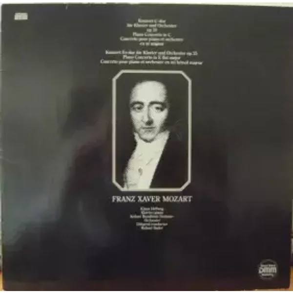 Klavierkonzert C-Dur Op. 14 = Piano Concert In C Major = Concerto Pour Piano Et Orchestre En Ut Majeur / Klavierkonzert Es-Dur Op. 25 = Piano Concerto In E Flat = Concerto Pour Piano Et Orchestre En Mi Bémol Majeur - Kölner Rundfunk-Sinfonie-Orchester, Roland Bader, Franz Xaver Wolfgang Mozart, Klau