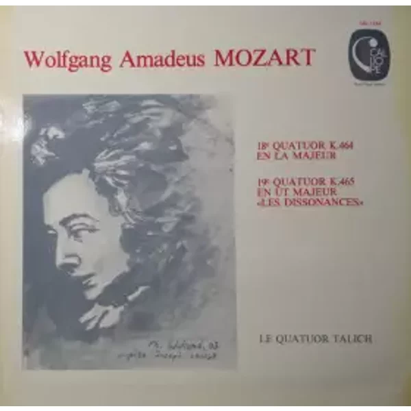 Quatuors K.464 & K.465 - Wolfgang Amadeus Mozart, Talich Quartet