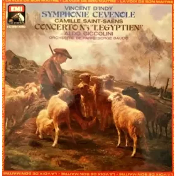 Symphonie Cévenole, Concerto N°5 "L'Egyptien" - Camille Saint-Saëns, Serge Baudo, Aldo Ciccolini, Orchestre De Paris, Vincent d'Indy