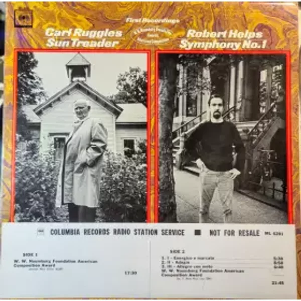Sun Treader / Symphony No. 1 - Columbia Symphony Orchestra, Carl Ruggles, Robert Helps, Zoltan Rozsnyai
