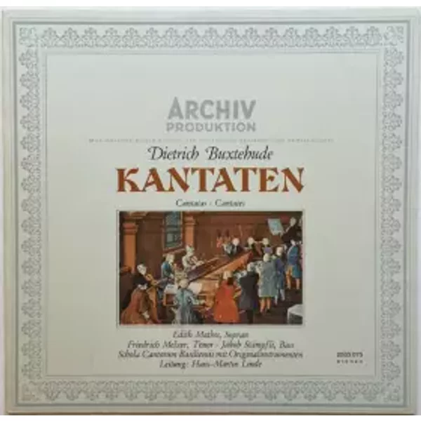 Kantaten · Cantatas · Cantates - Dieterich Buxtehude, Schola Cantorum Basiliensis, Edith Mathis, Hans-Martin Linde, Friedreich Melzer, Prof. Jakob Stämpfli