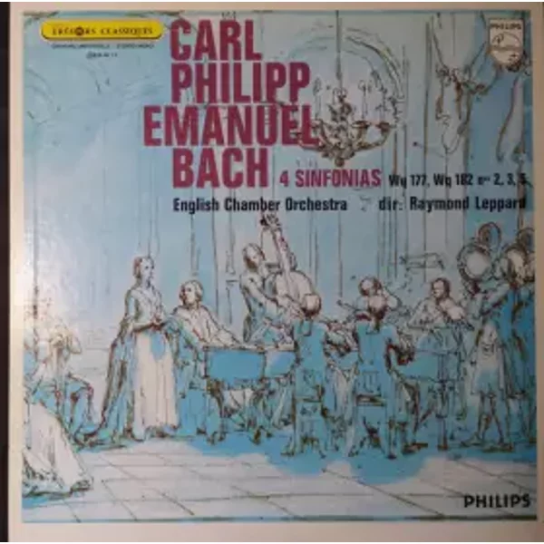 4 Sinfonias - English Chamber Orchestra, Carl Philipp Emanuel Bach, Raymond Leppard