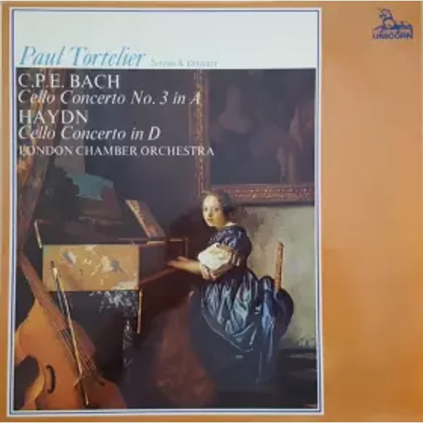 Cello Concerto In A Major Wq. 172 / Cello Concerto In D Op. 101 - Carl Philipp Emanuel Bach, Joseph Haydn, Paul Tortelier, The London Chamber Orchestra