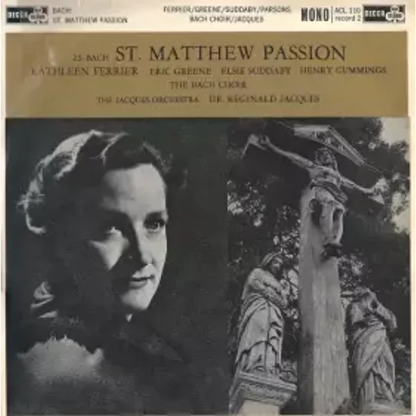 St. Matthew Passion - Record 2 - Johann Sebastian Bach, The Jacques Orchestra, Reginald Jacques