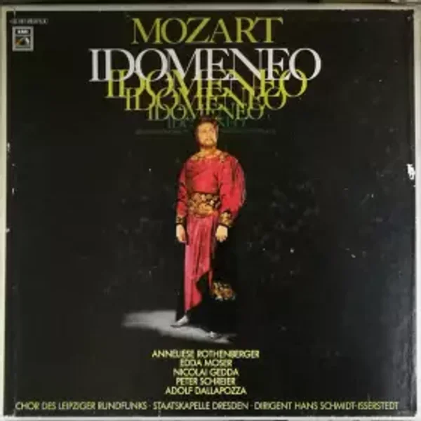Idomeneo (Gesamtaufnahme In Italienischer Sprache) - Wolfgang Amadeus Mozart, Nicolai Gedda, Peter Schreier, Staatskapelle Dresden, Rundfunkchor Leipzig, Hans Schmidt-Isserstedt, Edda Moser, Adolf Dallapozza, Anneliese Rothenberger