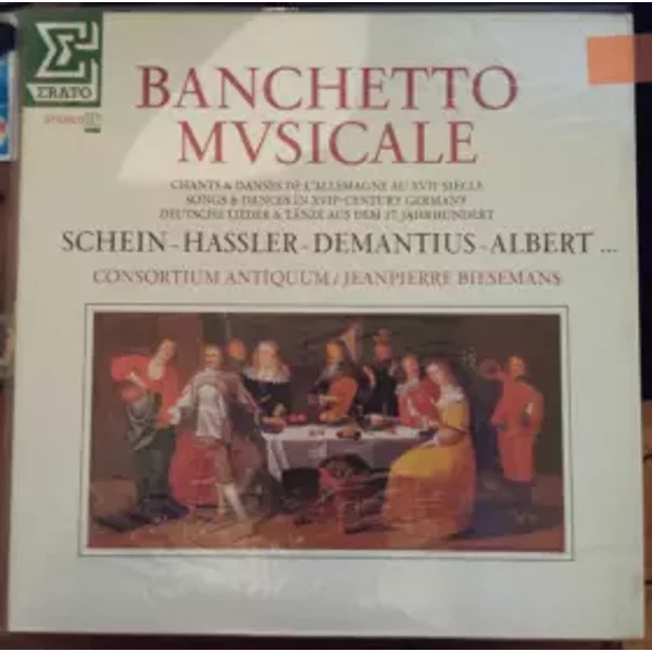 Banchetto Musicale (Chants & Danses De L'Allemagne Au XVIIe Siecle = Songs & Dances In XVIIth Century Germany = Deutsche Lieder & Tänze Aus Dem 17. Jahrhundert) - Consortium Antiquum, Janpieter Biesemans