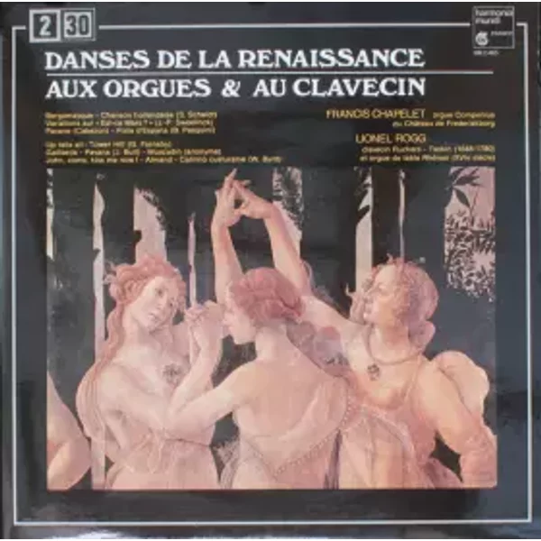 Danses De La Renaissance Aux Orgues & Au Clavecin - Francis Chapelet, Lionel Rogg