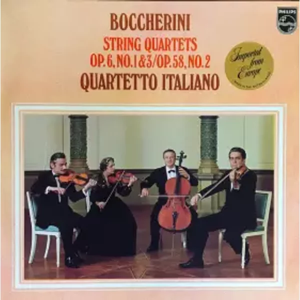 String Quartets, Op.6, No.1 & 3 / Op.58, No.2 - Luigi Boccherini, Quartetto Italiano