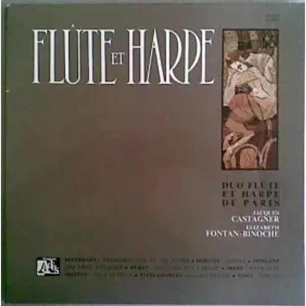 Flûte Et Harpe - Claude Debussy, André Jolivet, Ludwig van Beethoven, John Dowland, Jacques Ibert, Joseph Boulogne, Chevalier De Saint-Georges, Leonardo Vinci, Louis Durey, Duo Flûte Et Harpe De Paris