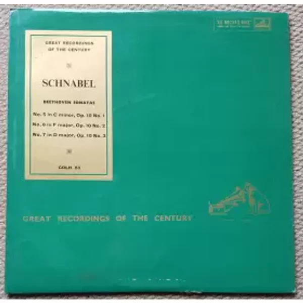 Sonatas Nos. 5, 6, & 7 - Ludwig van Beethoven, Artur Schnabel