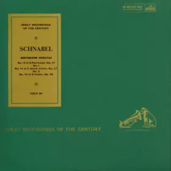 Sonatas Nos. 13, 14, & 15 - Ludwig van Beethoven, Artur Schnabel