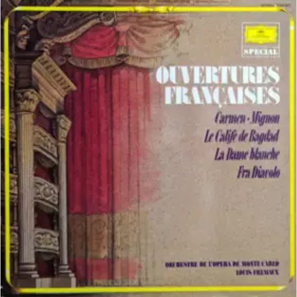 Ouvertures Françaises - Orchestre National De L'Opéra De Monte-Carlo, Louis Frémaux