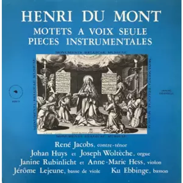 Motets A Voix Seule Pieces Instrumentales - René Jacobs, Henry Dumont