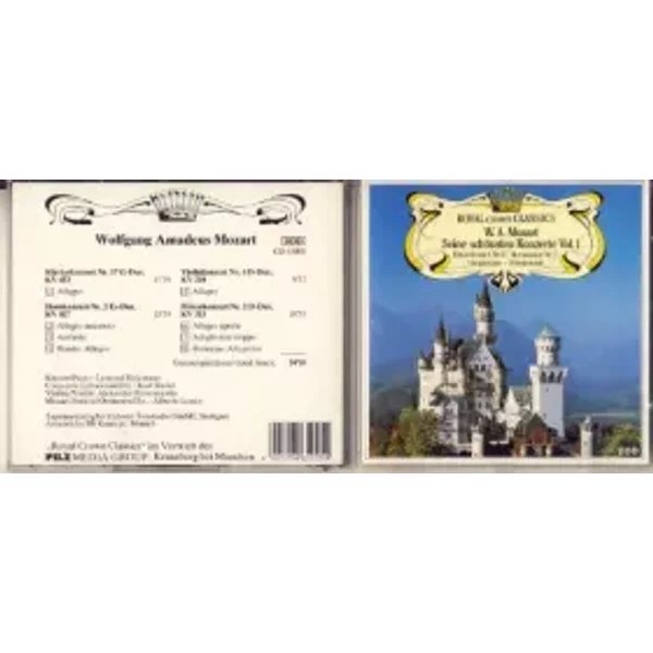 W.A. Mozart Seine schönsten Konzerte Vol. 1 - Klavierkonzert Nr.17, Hornkonzert Nr.2, Vilionkonzert, Flötenkonzert