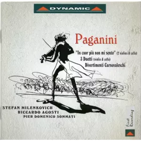 In Cuor Più Non Mi Sento And Other Works - Niccolò Paganini, Stefan Milenković, Riccardo Agosti, Pier Domenico Sommati