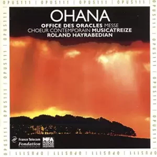 Office des Oracles, messe - M. Ohana