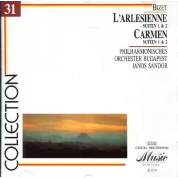 L'Arlesienne - Suiten 1 & 2 / Carmen - Suiten 1 & 2 - Georges Bizet, The Budapest Philharmonic Orchestra, Janos Sandor