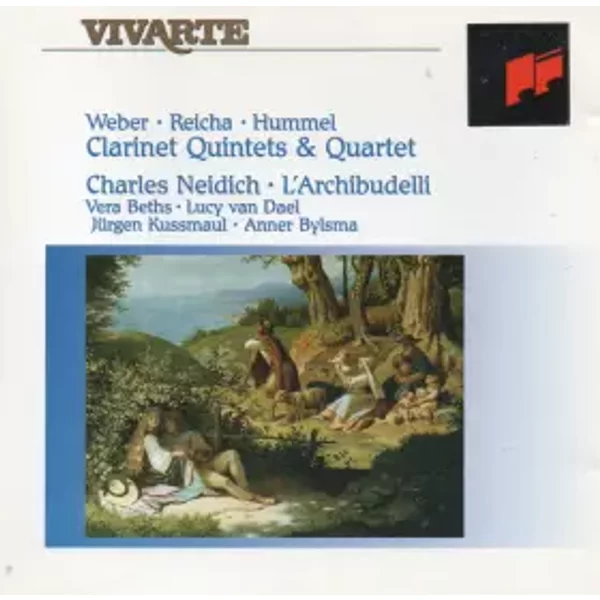 Clarinet Quintets & Quartet - Carl Maria von Weber, Johann Nepomuk Hummel, Anton Reicha, Charles Neidich, L'Archibudelli