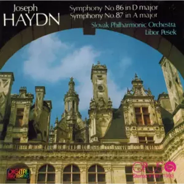 Symphony No. 86 In D Major / Symphony No. 87 In A Major - Slovak Philharmonic Orchestra, Joseph Haydn, Libor Pešek