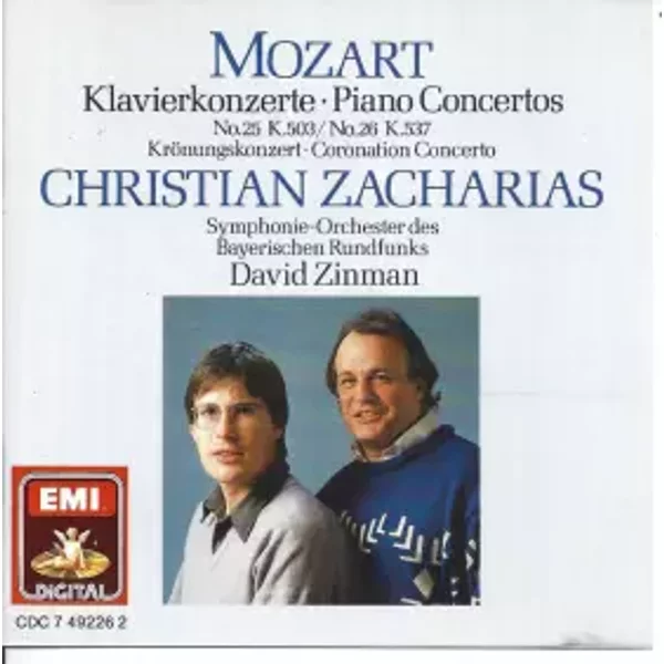 Klavierkonzerte No. 25 K. 503 / No. 26 K. 537 - Krönungskonzert - Coronation Concerto - Wolfgang Amadeus Mozart, David Zinman, Symphonie-Orchester Des Bayerischen Rundfunks, Christian Zacharias