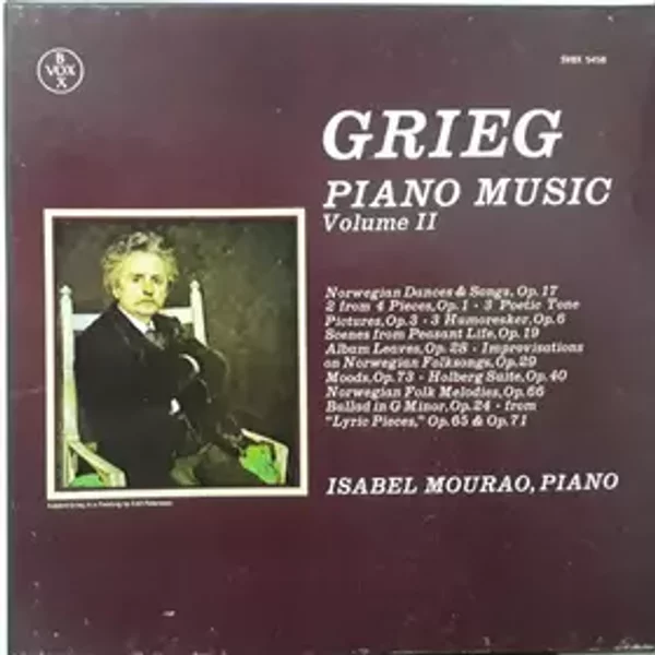 Piano Music - Volume II - Edvard Grieg, Isabel Mourao
