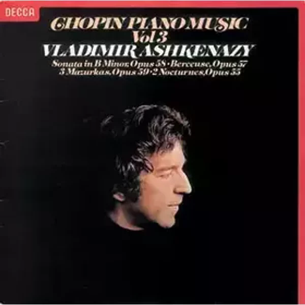 Piano Music Vol 3 - Vladimir Ashkenazy, Frédéric Chopin