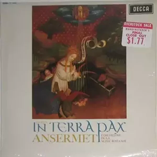 In Terra Pax - Ernest Ansermet, L'Orchestre De La Suisse Romande, Frank Martin (3)