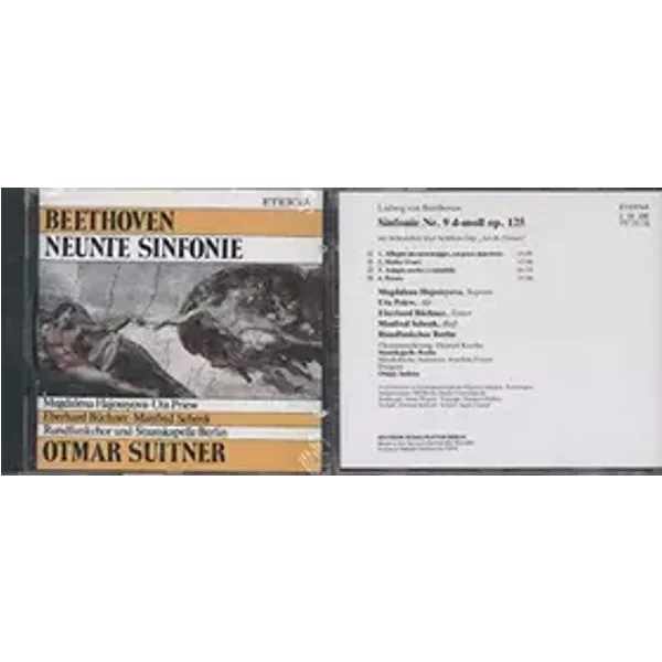 Beethoven / Sinfonie Nr. 9 / Suitner - Sopran / Uta Priew, Alt / Eberhard Büchner, Tenor / Manfred Schenk, Baß / Rundfunkchor Berlin Magdalena Hajossyova