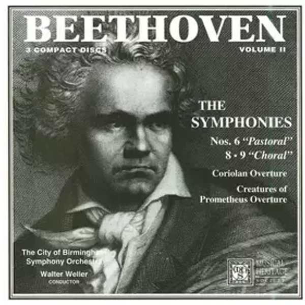 Beethoven The Complete Symphonies Volume II - City Of Birmingham Symphony Orchestra, Ludwig van Beethoven, Walter Weller
