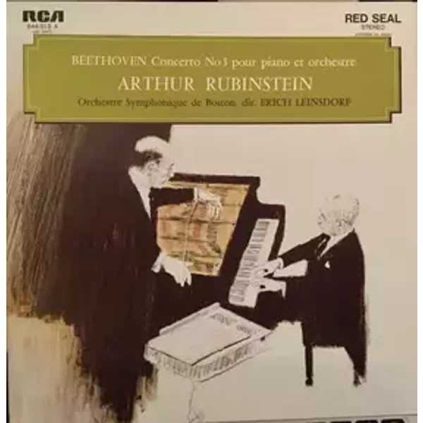 Beethoven Concerto No 3 pour piano et orchestre - Arthur Rubinstein, Erich Leinsdorf, Ludwig van Beethoven, Boston Symphony Orchestra