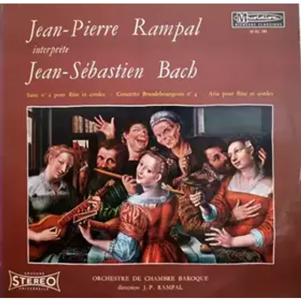 Jean-Pierre Rampal Interprète Jean-Sébastien Bach - Johann Sebastian Bach, Jean-Pierre Rampal, Orchestre de Chambre Baroque
