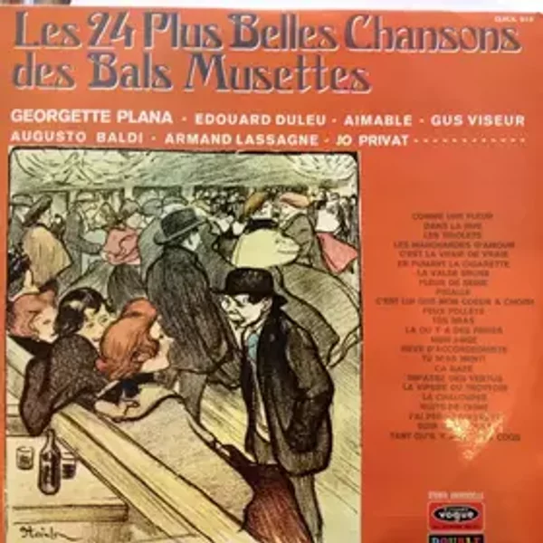 Les 24 Plus Belles Chansons Des Bals Musettes - Various