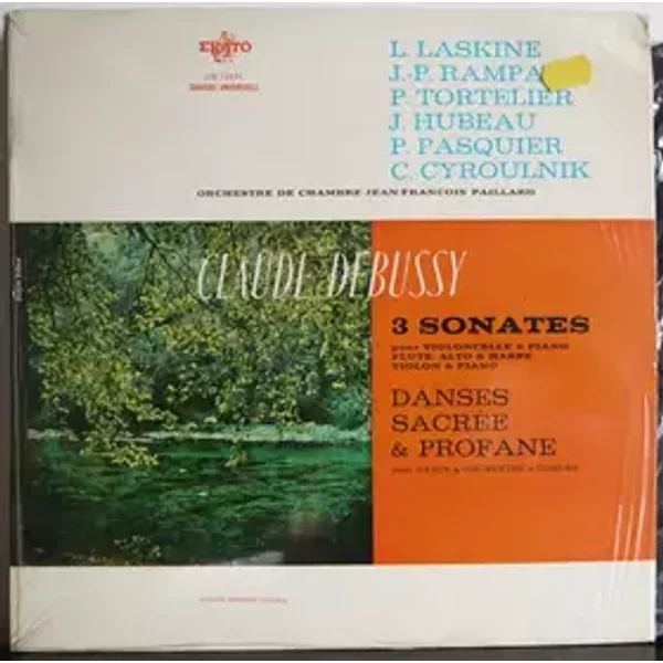 3 Sonates Pour Violoncelle & Piano - Claude Debussy, Orchestre De Chambre Jean-François Paillard