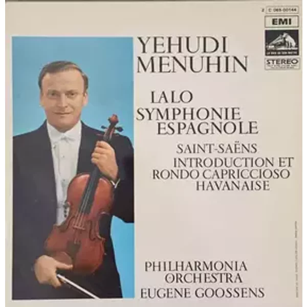 Symphonie Espagnole / Introduction And Rondo Capriccioso Havanaise - Édouard Lalo, Camille Saint-Saëns, Philharmonia Orchestra, Yehudi Menuhin, Sir Eugene Goossens
