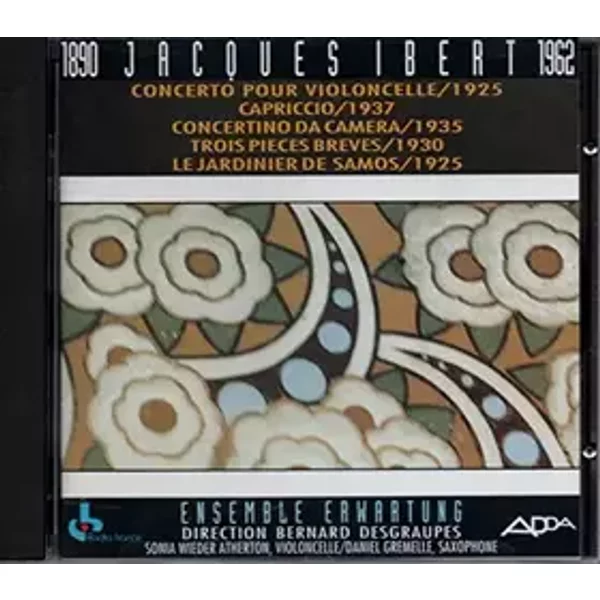 Cto pour Violoncelle Et 10 Instruments A Vent - Jacques Ibert, Ensemble Erwartung
