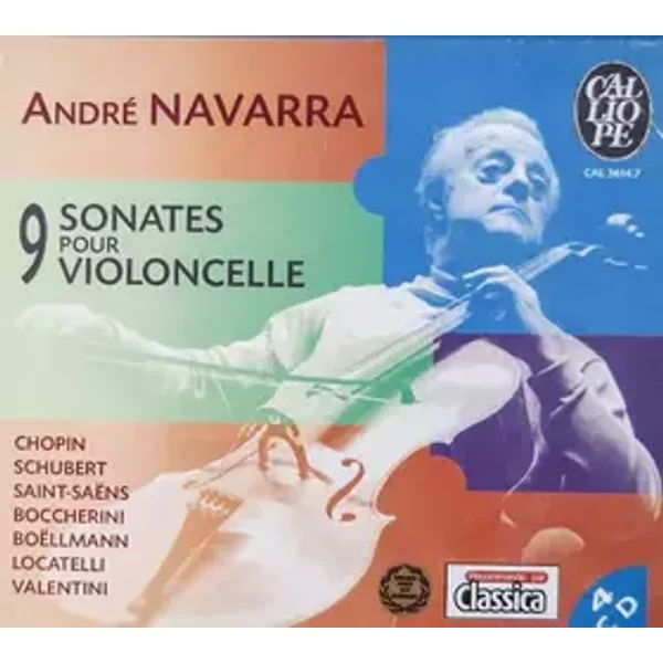 9 Sonates Pour Violoncelle - Various, André Navarra