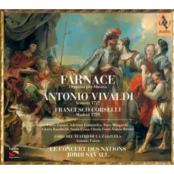 Farnace (Dramma Per Musica) - Antonio Vivaldi, Jordi Savall, Le Concert Des Nations, Sonia Prina, Sara Mingardo, Adriana Fernández, Gloria Banditelli, Furio Zanasi, Cinzia Forte, Fulvio Bettini, Coro Del Teatro De La Zarzuela, Antonio Fauró, Francesco Corselli