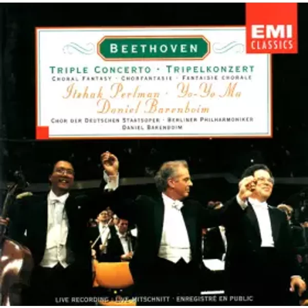 Triple Concerto, Choral Fantasy - Ludwig van Beethoven, Daniel Barenboim, Itzhak Perlman, Yo-Yo Ma