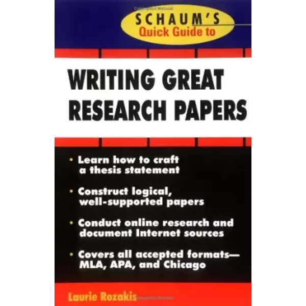 Schaum's Quick Guide To Writing Great Research Paper - Laurie Rozakis Phd-image