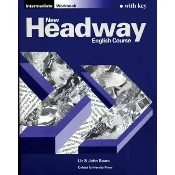 New Headway English Course Intermediate 1996 : Workbook With Key - John Soars, Liz Soars-image