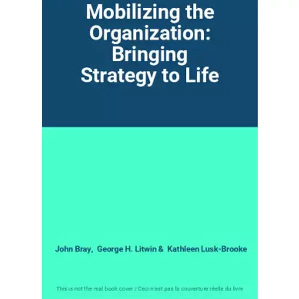 Mobilizing the Organization: Bringing Strategy to Life - John Bray, George H. Litwin, Kathleen Lusk-Brooke