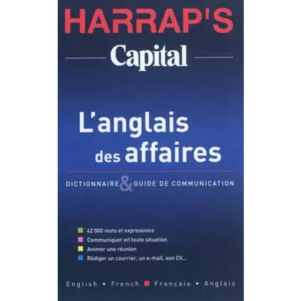 Harrap's Capital Business : L'anglais Des Affaires Dictionnaire FrançAis-Anglais/Anglais-FrançAis - Harrap-image