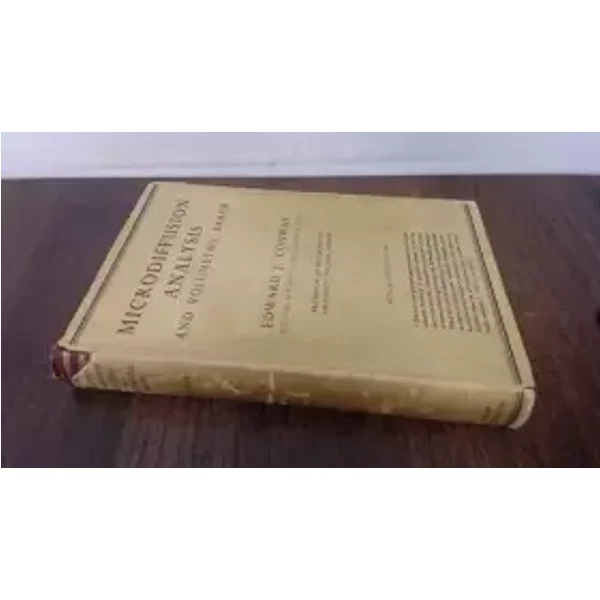 Microdiffusion Analysis and Volumetric Error - Edward J. Conway
