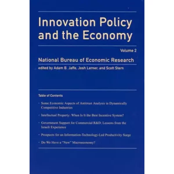Innovation Policy And The Economy: V. 2 (Nber Innovation Policy And The Economy Series)-image