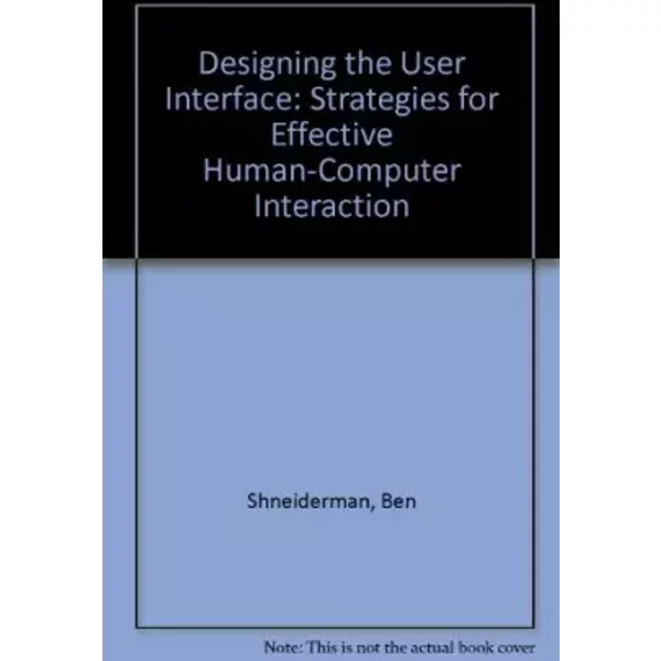 Designing for Effective Human/Computer Interaction - Ben Shneiderman