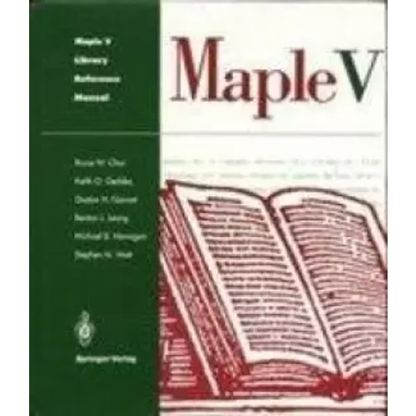 Maple V Library Reference Manual - Bruce W. Char